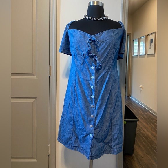 Denim Dress - Picture 1 of 2